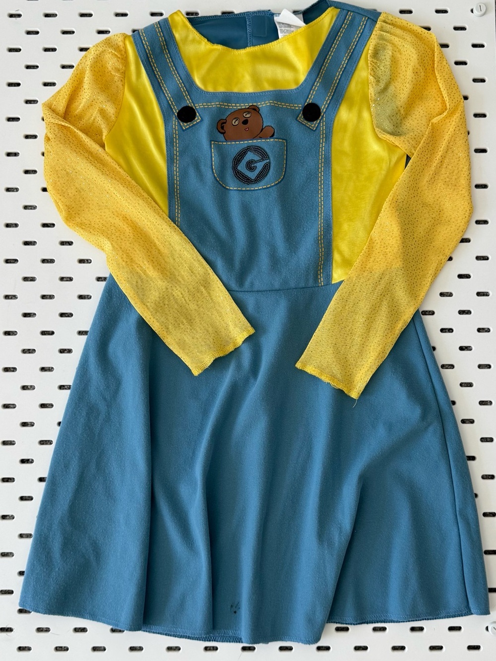 Kids Yellow & Blue Minion-Inspired Costume Dress